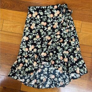 MINKPINK Black Citrus Asymmetrical Skirt